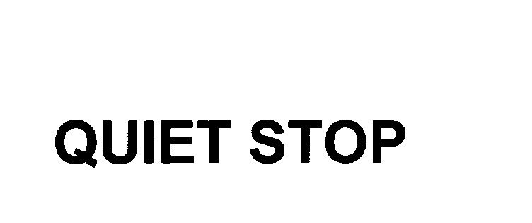 Trademark Logo QUIET STOP