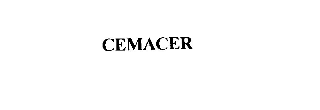 Trademark Logo CEMACER