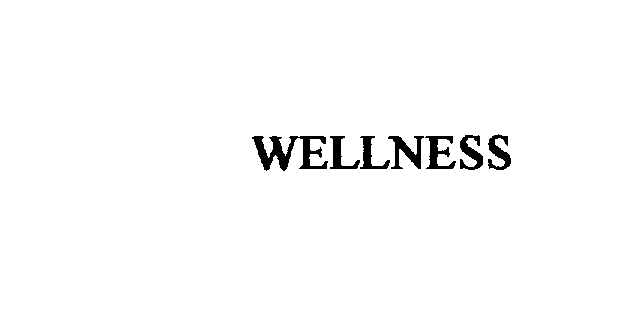 Trademark Logo WELLNESS