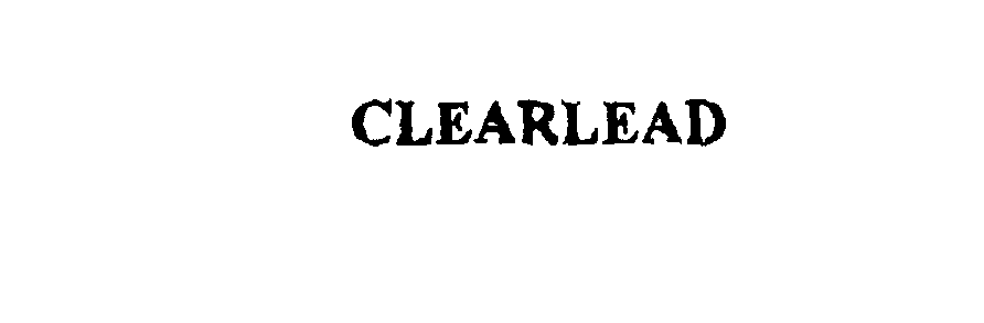 Trademark Logo CLEARLEAD