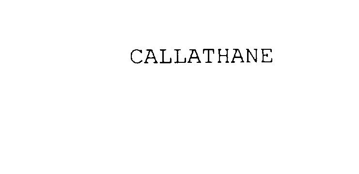 Trademark Logo CALLATHANE