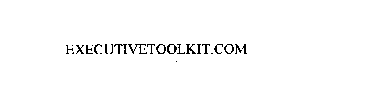 Trademark Logo EXECUTIVETOOLKIT.COM