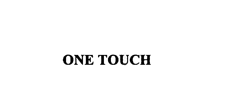  ONE TOUCH
