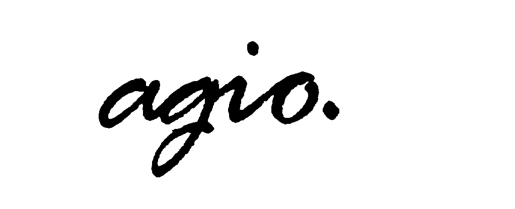 Trademark Logo AGIO.