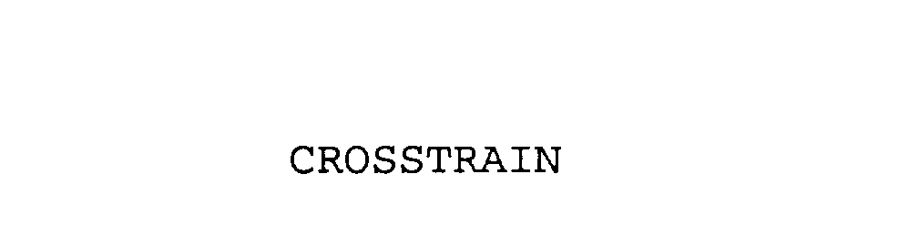 Trademark Logo CROSSTRAIN