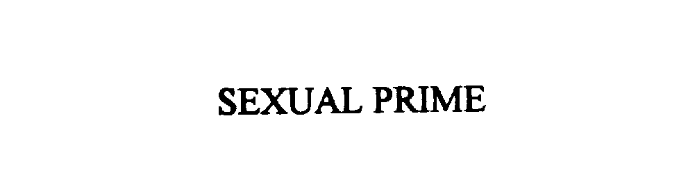  SEXUAL PRIME