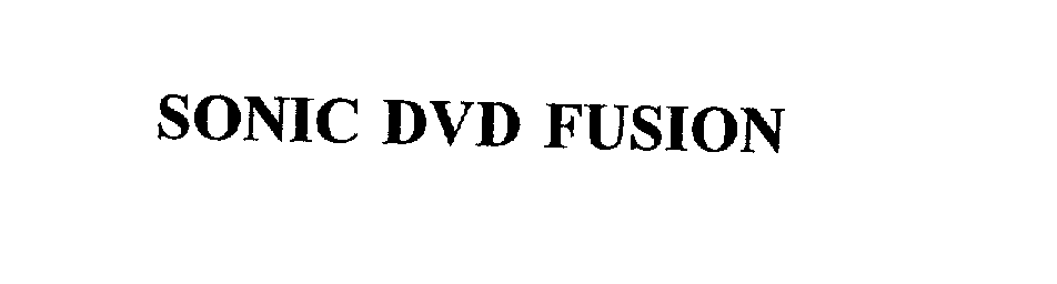  SONIC DVD FUSION