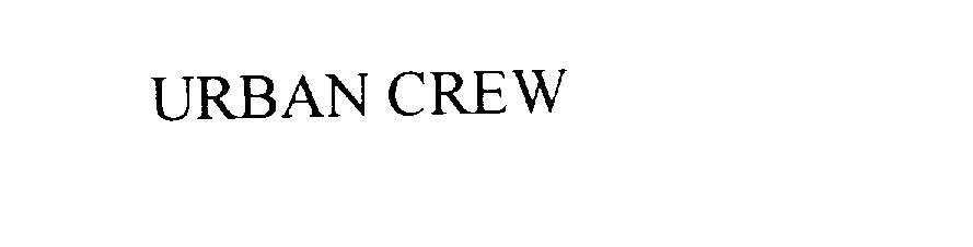 Trademark Logo URBAN CREW