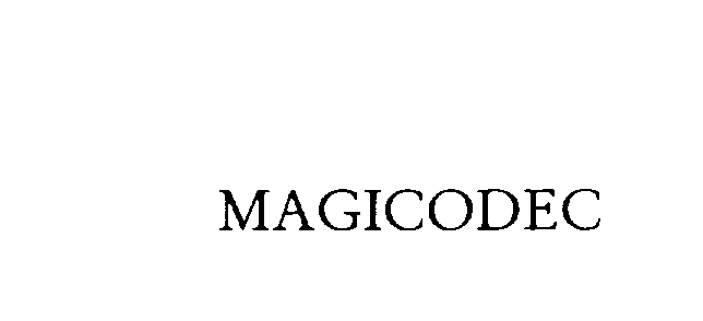 Trademark Logo MAGICODEC