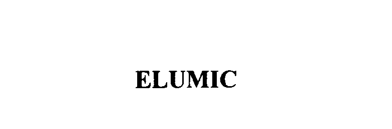 Trademark Logo ELUMIC