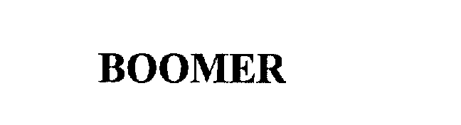 Trademark Logo BOOMER