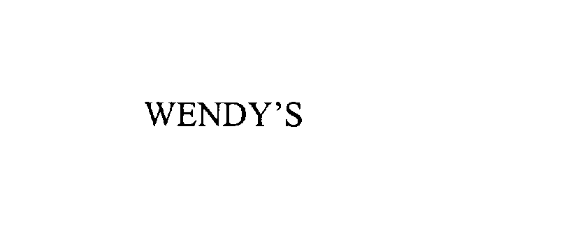  WENDY'S
