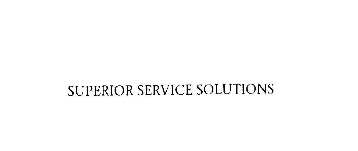  SUPERIOR SERVICE SOLUTIONS