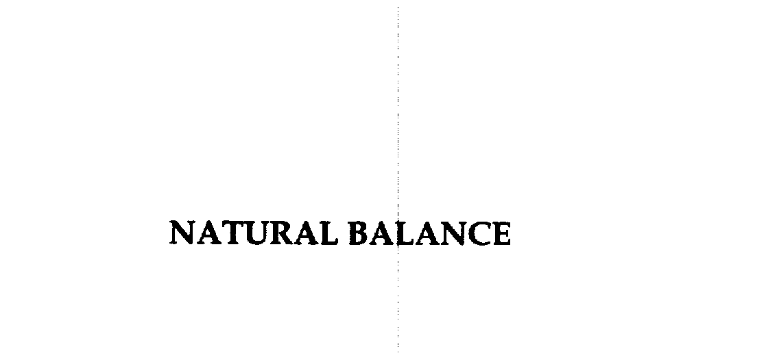 Trademark Logo NATURAL BALANCE