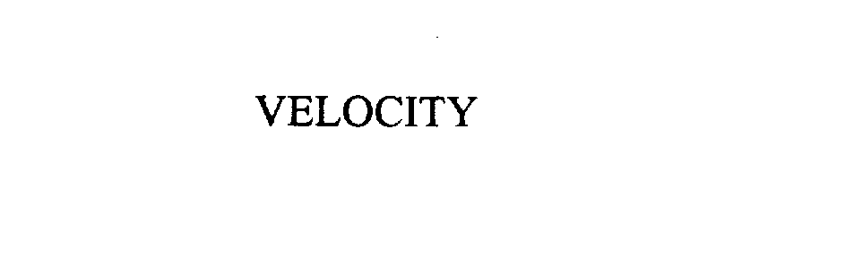  VELOCITY