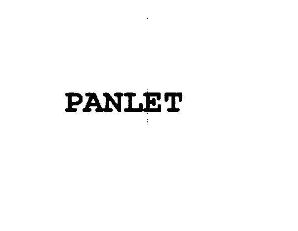 Trademark Logo PANLET