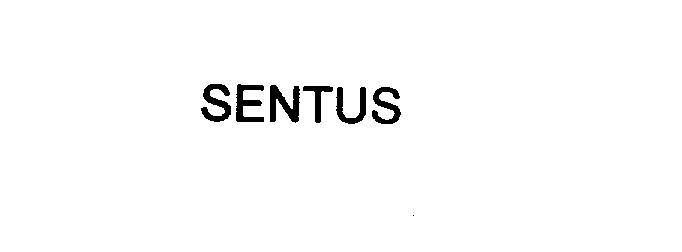 Trademark Logo SENTUS