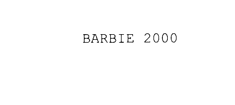  BARBIE 2000