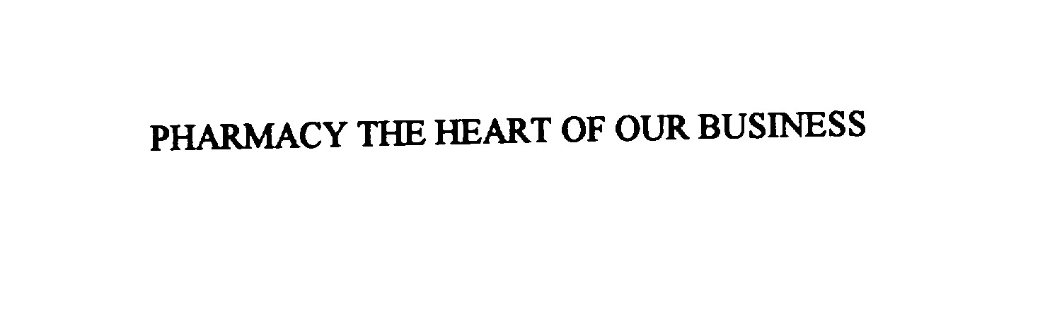  PHARMACY THE HEART OF OUR BUSINESS