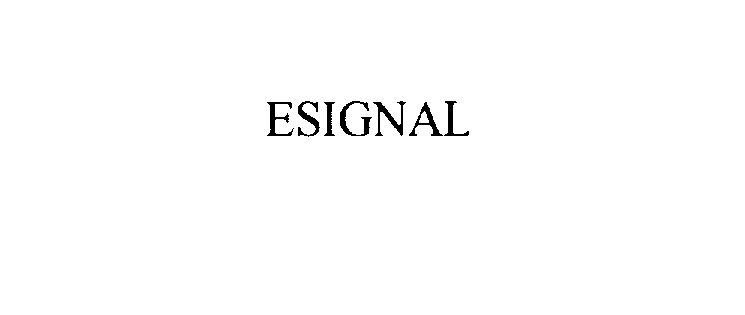 ESIGNAL