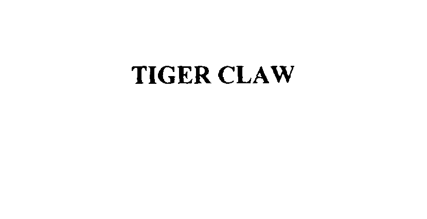 Trademark Logo TIGER CLAW