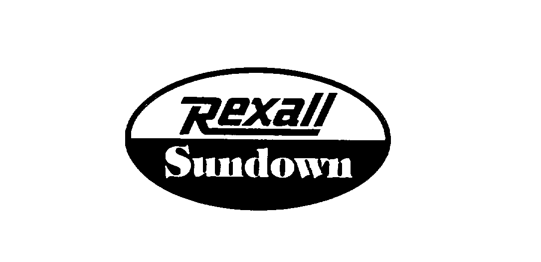 Trademark Logo REXALL SUNDOWN