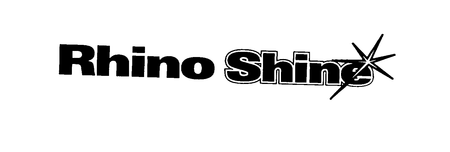 Trademark Logo RHINO SHINE