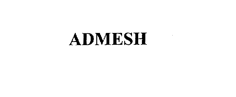 Trademark Logo ADMESH