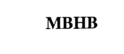 Trademark Logo MBHB