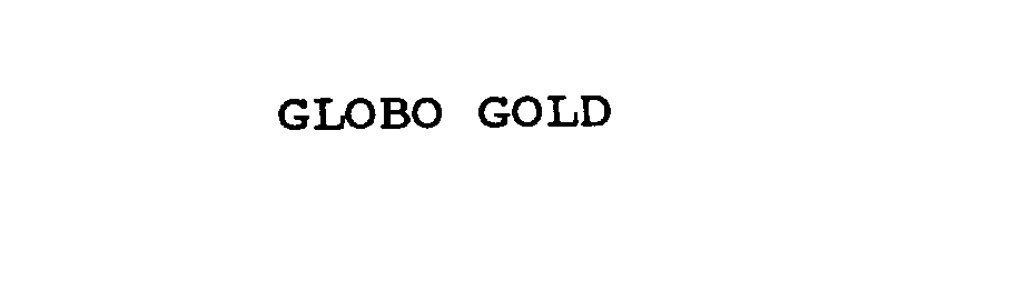 Trademark Logo GLOBO GOLD