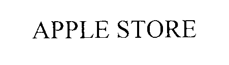 Trademark Logo APPLE STORE