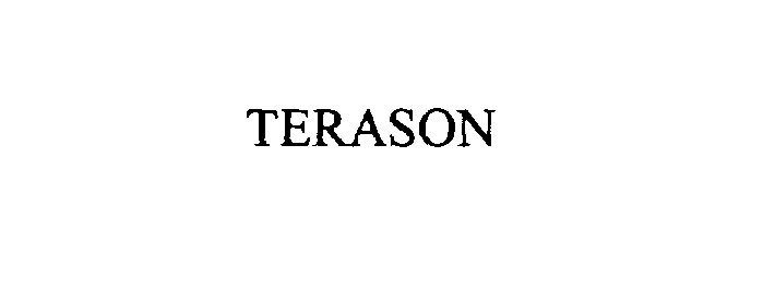 Trademark Logo TERASON