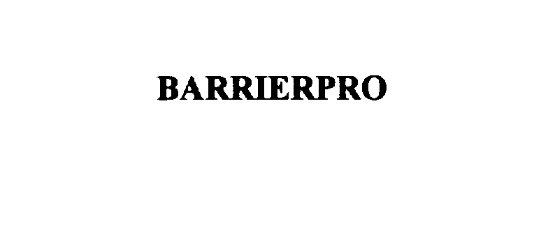  BARRIERPRO