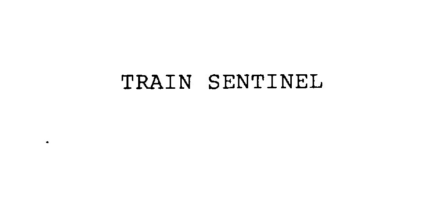  TRAIN SENTINEL
