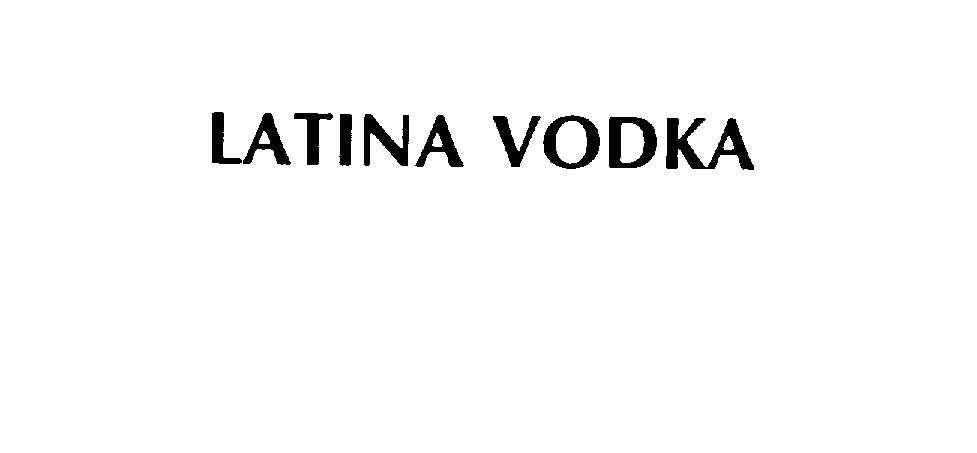  LATINA VODKA