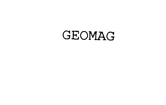 Trademark Logo GEOMAG