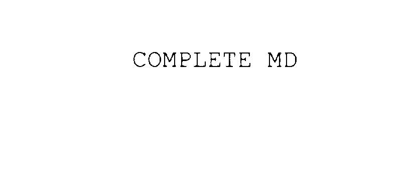 COMPLETE MD