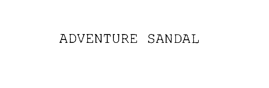  ADVENTURE SANDAL