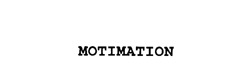 Trademark Logo MOTIMATION