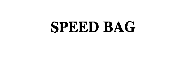 Trademark Logo SPEED BAG