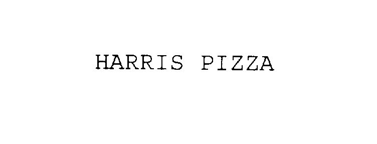 Trademark Logo HARRIS PIZZA