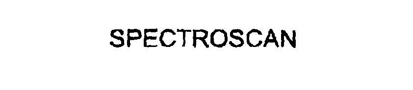 Trademark Logo SPECTROSCAN