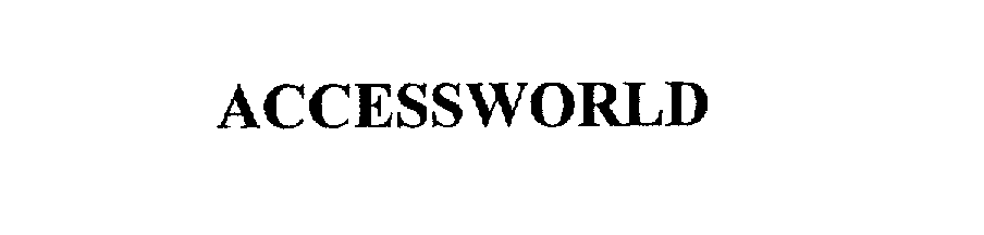 Trademark Logo ACCESSWORLD
