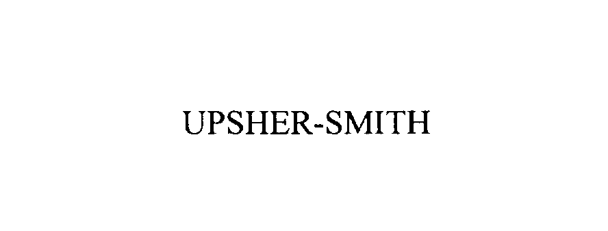  UPSHER-SMITH