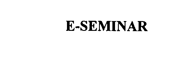  E-SEMINAR