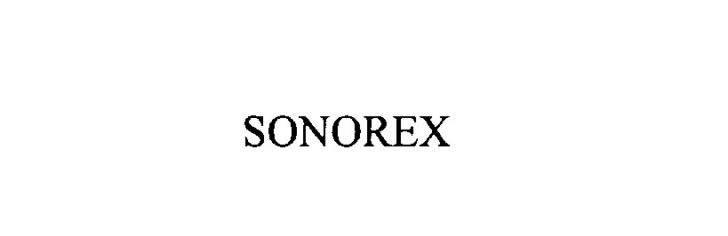 Trademark Logo SONOREX