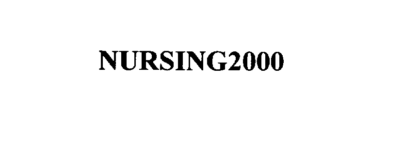 Trademark Logo NURSING2000