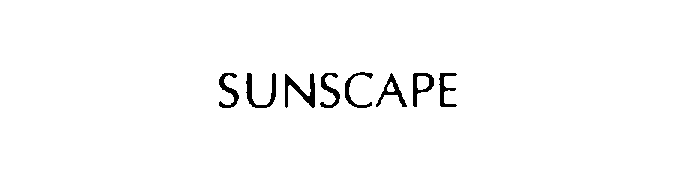 Trademark Logo SUNSCAPE