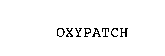  OXYPATCH