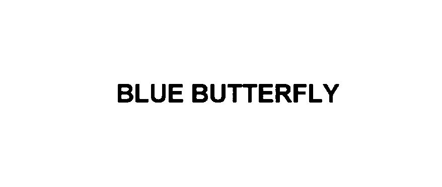 Trademark Logo BLUE BUTTERFLY